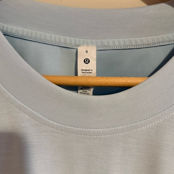 Lululemon Powder Blue Perfectly Oversized Softstreme Crew - Picture 3 of 5